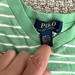 Boys striped polo tshirt